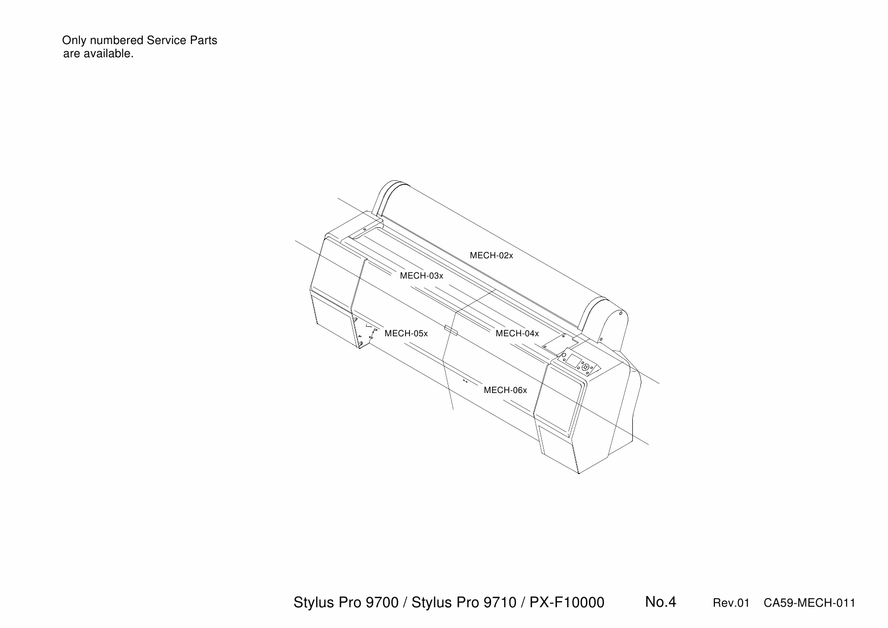 EPSON StylusPro 9700 9710 Parts Manual-6